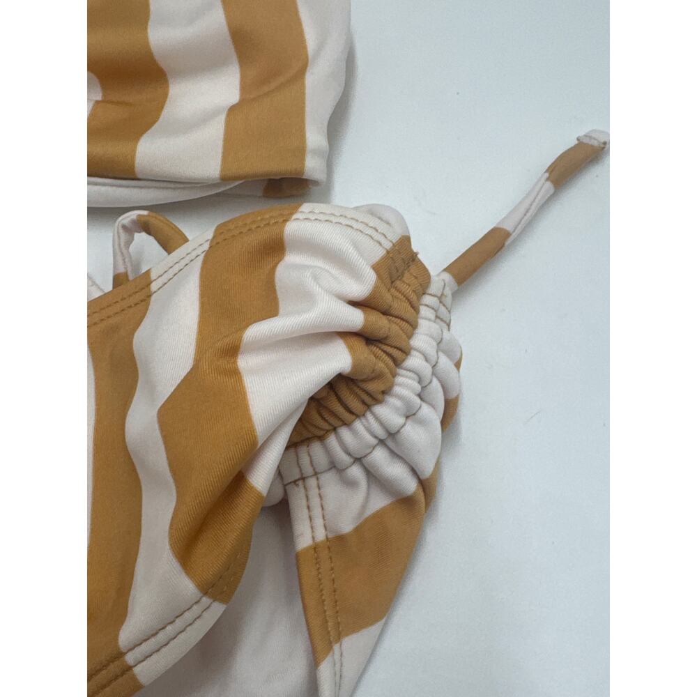 AERO Aeropostale Striped Triangle Bikini Hipster Bottom Swim Set Women's M - Picture 3 of 6